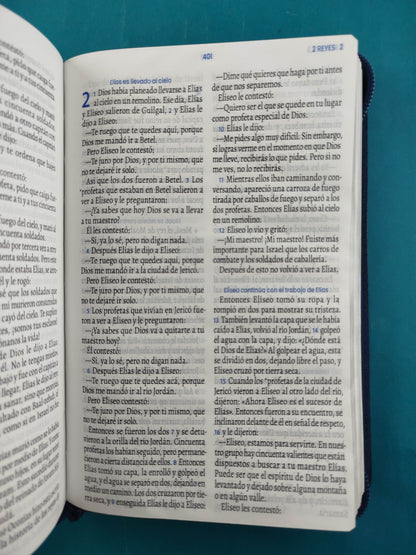 Biblia Tla Letra Grande El Camino Azul Cierre by Lenguaje actual