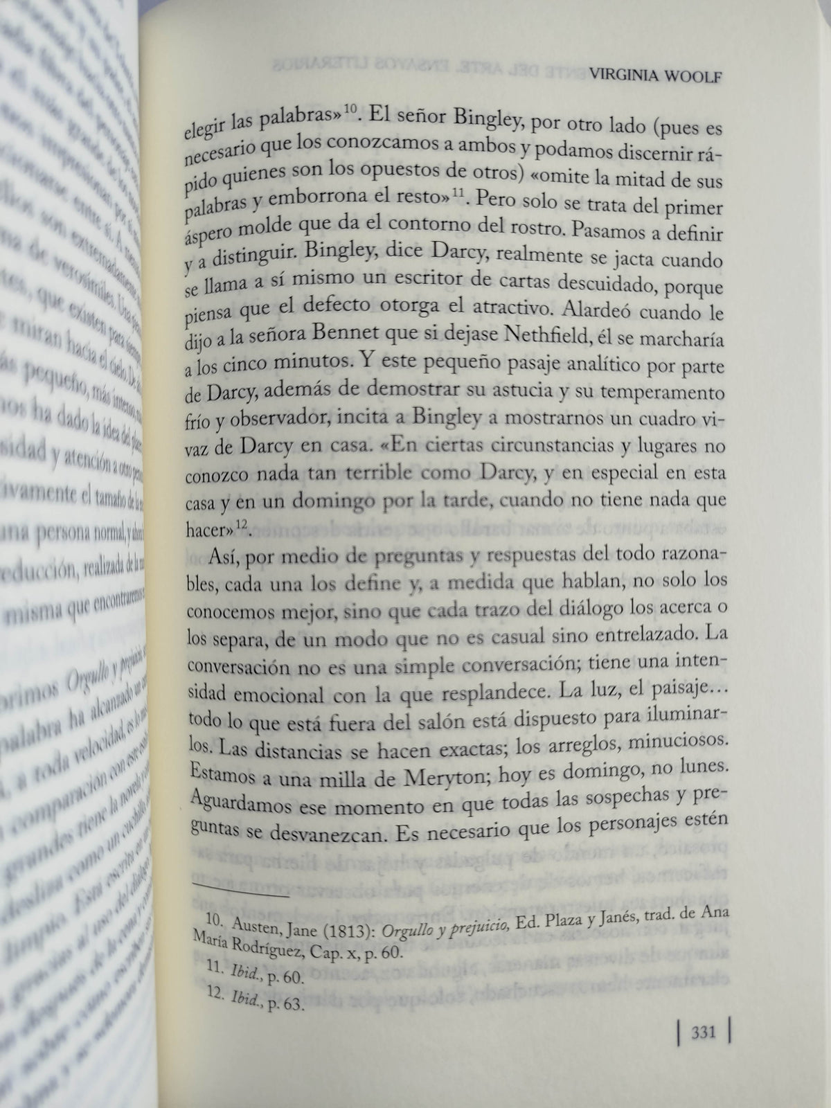 El Estrecho Puente del Arte by Virginia Woolf