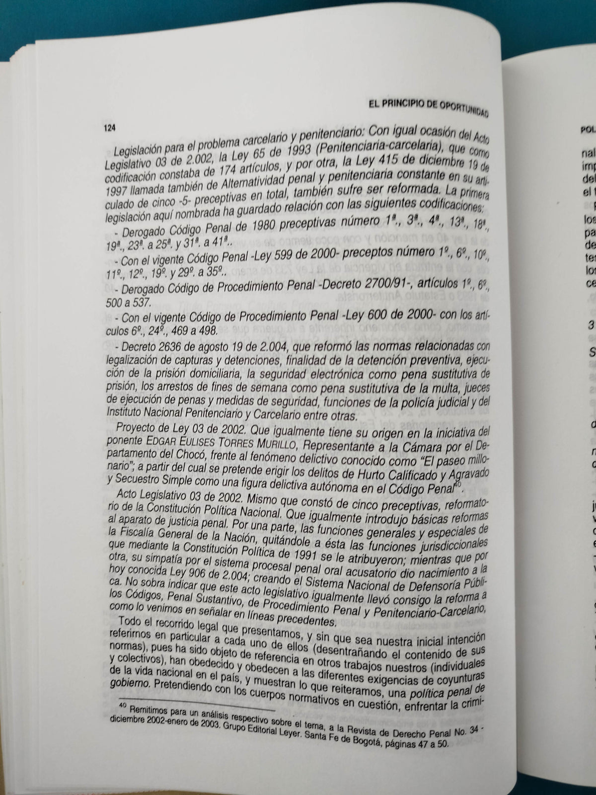 El Principio De Oportunidad En El Penal Acusatorio by Derecho