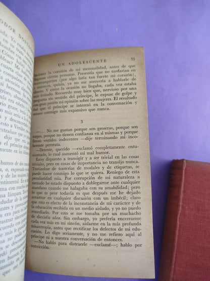 Obras completas un adolescente. Novela I y Novela II by Fyodor Dostoiewsky