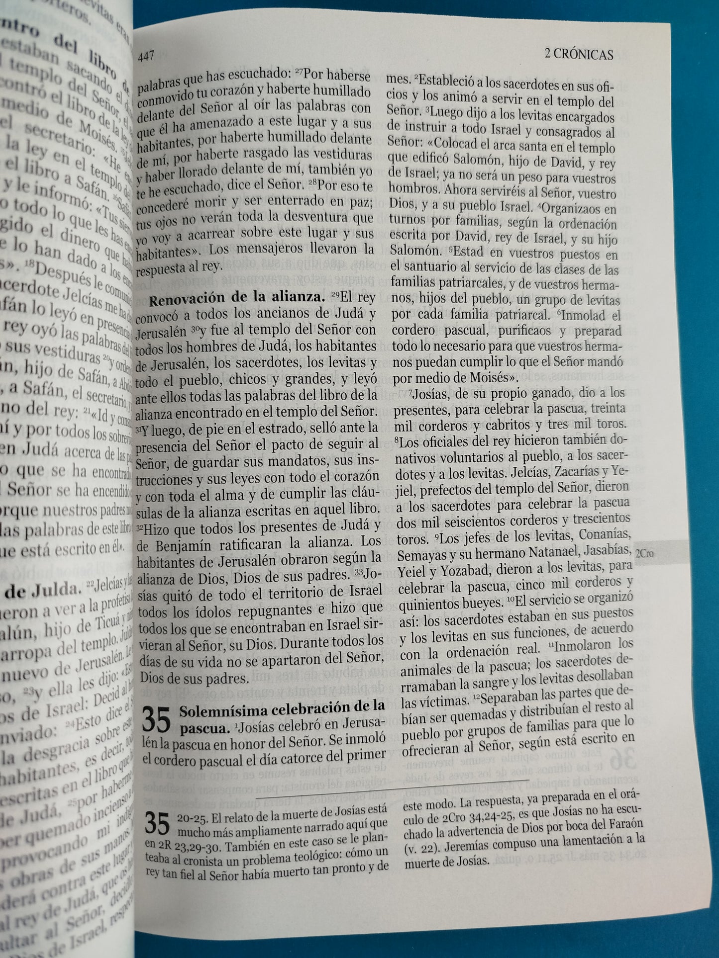 Nuestra sagrada biblia letra grande misión continental
