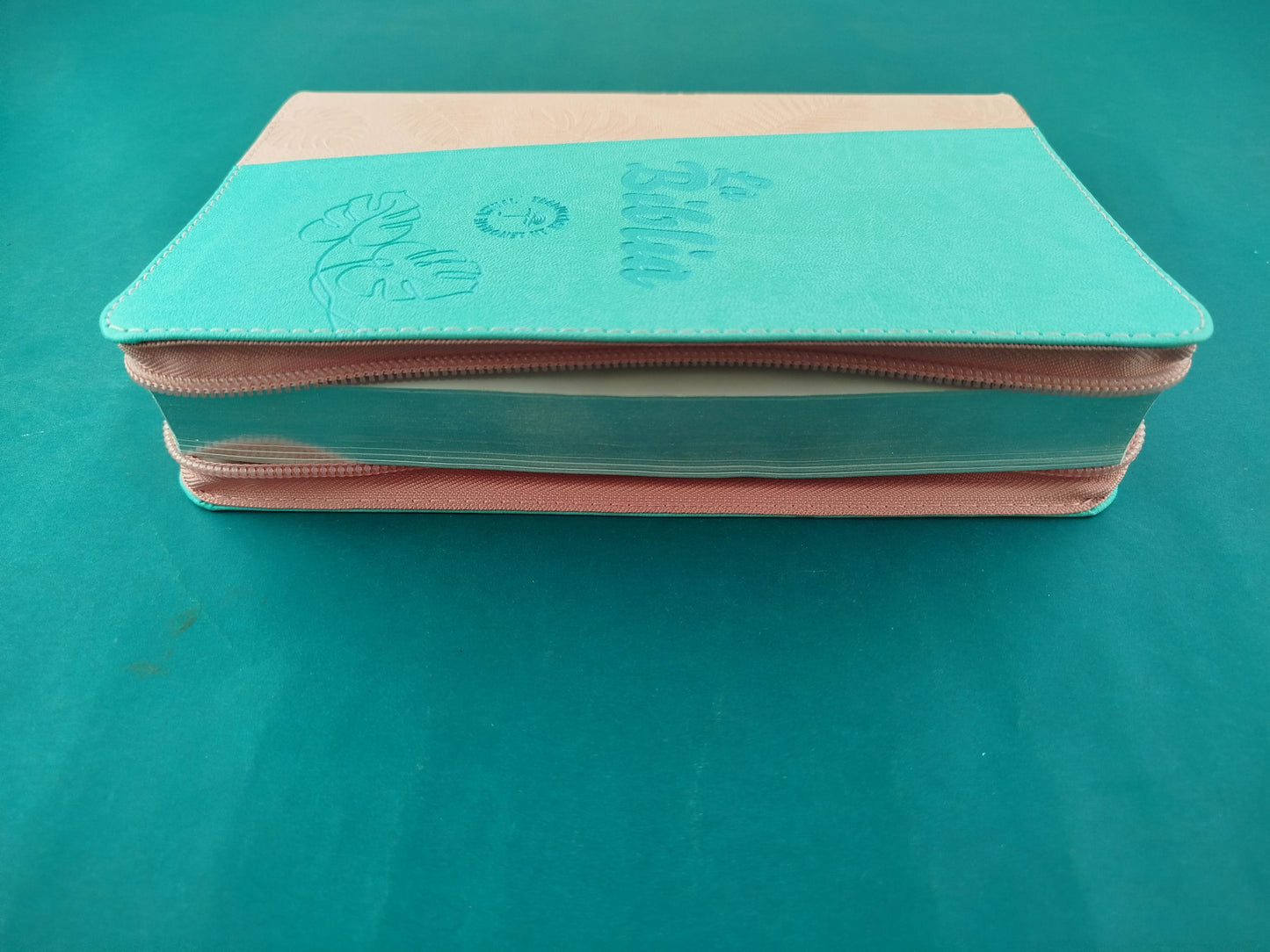 Biblia Tla Verde Menta - Rosa