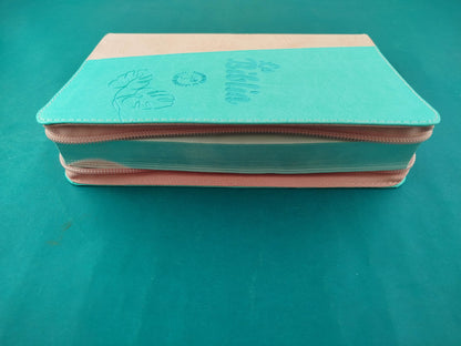Biblia Tla Verde Menta - Rosa
