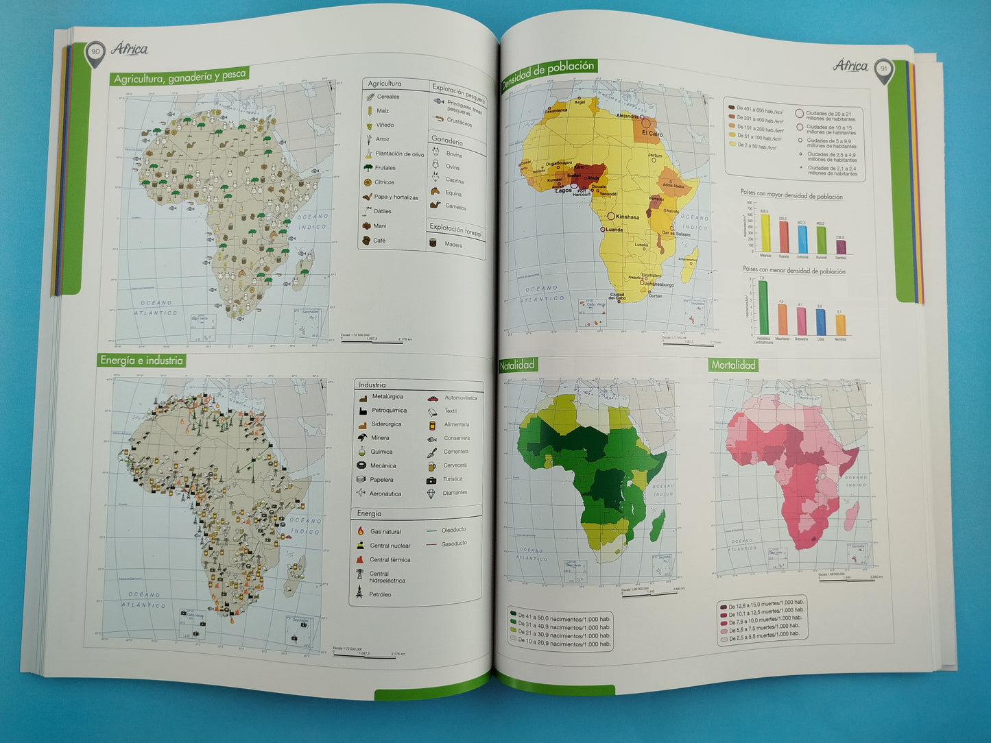 Kit nuevo atlas norma el mundo y colombia