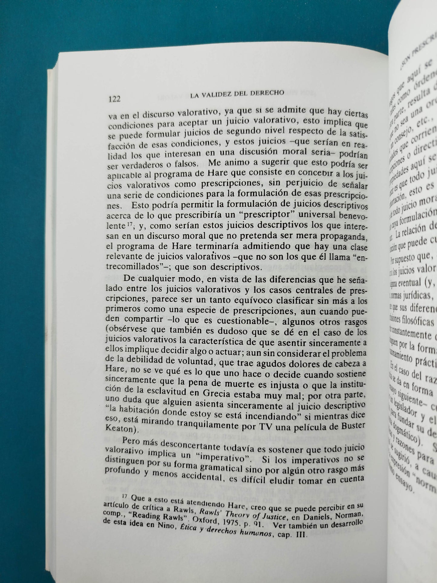 La Validez del Derecho