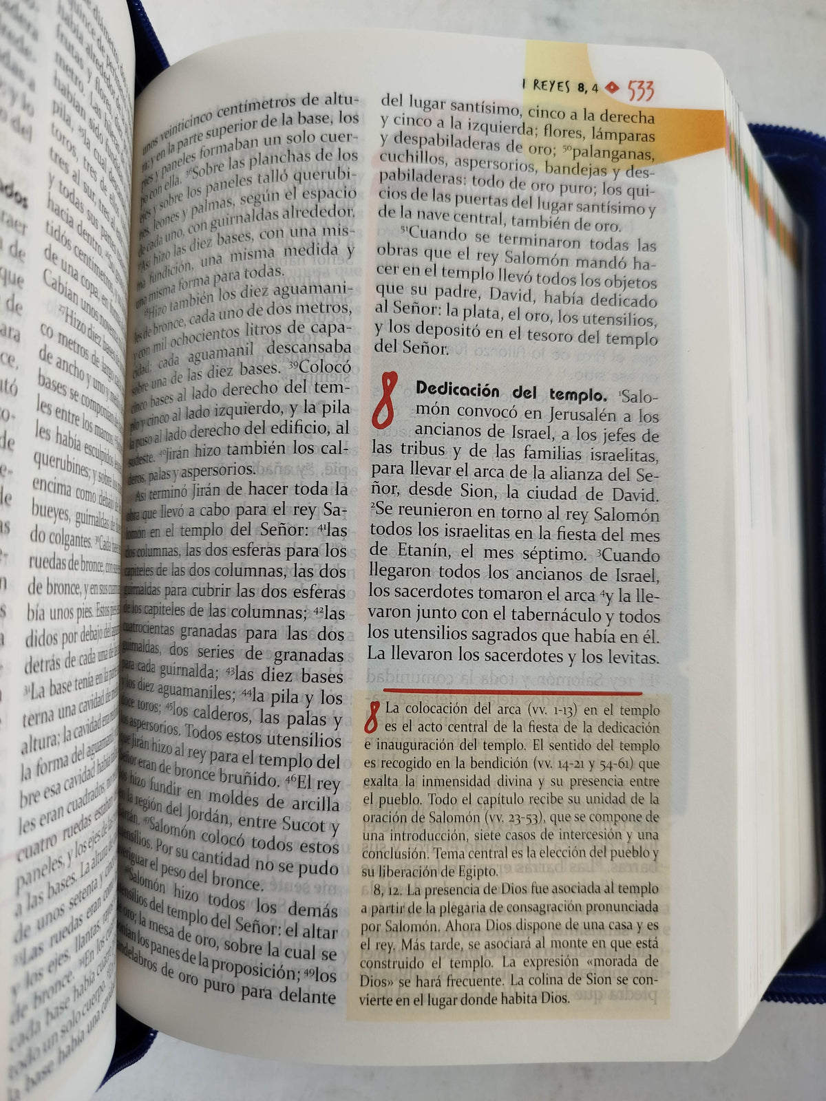 La biblia didáctica para jóvenes con forro azul by Varios