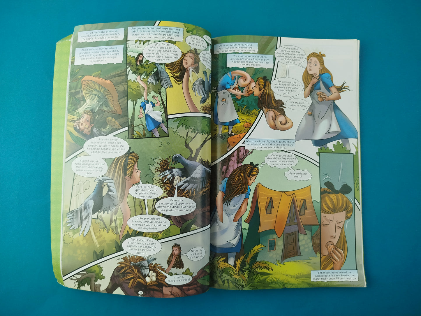 Alicia en el país de las maravillas novela gráfica