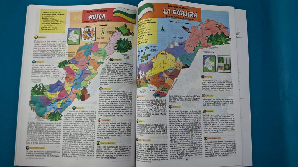 Atlas de Colombia cartilla 48 pág. by Varios