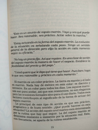 Seis pares de zapatos para la accion by Edward De Bono