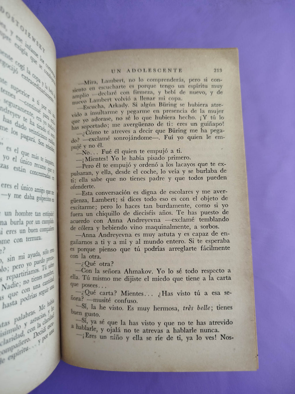 Obras completas un adolescente. Novela I y Novela II by Fyodor Dostoiewsky