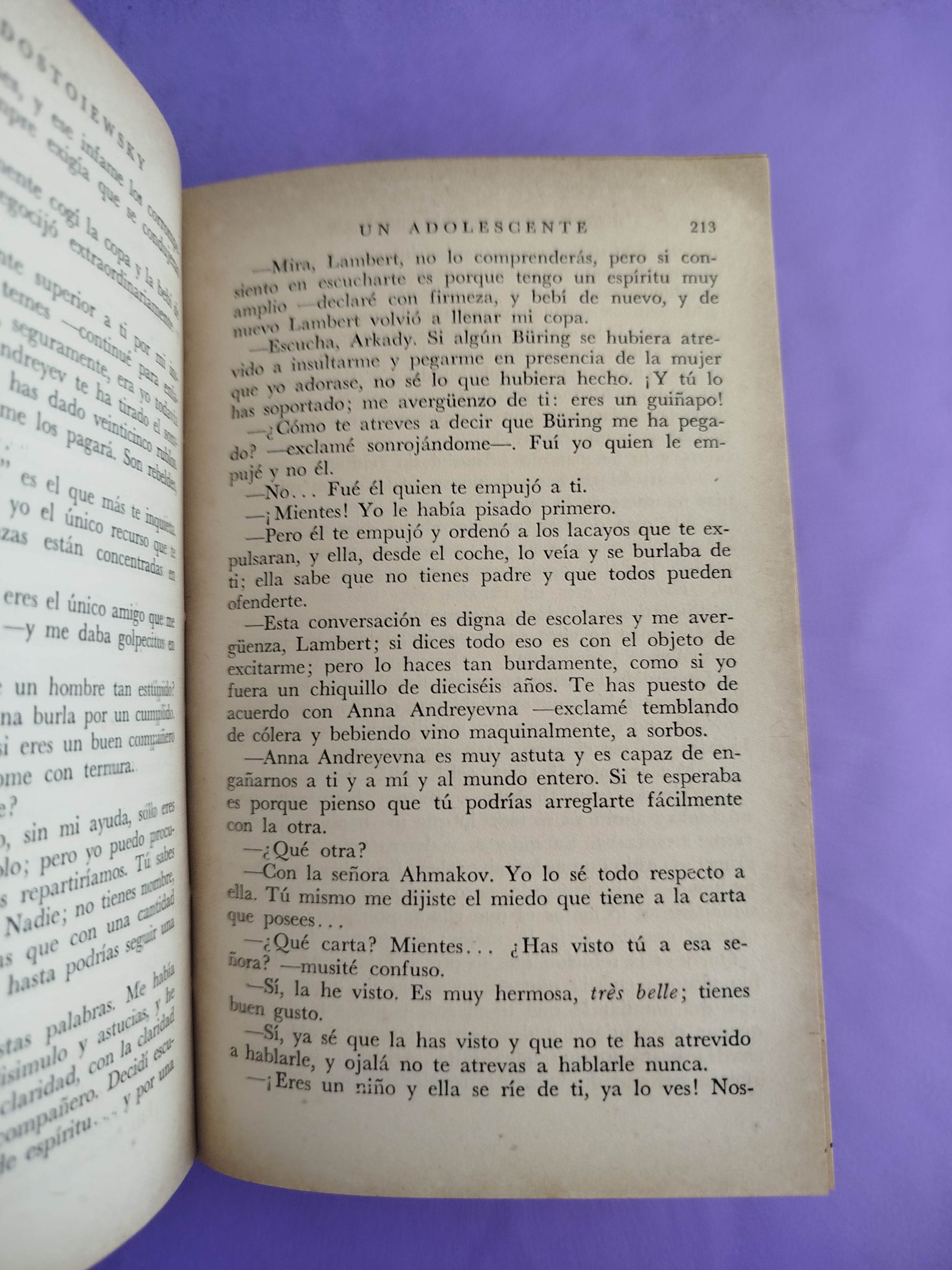 Obras completas un adolescente. Novela I y Novela II by Fyodor Dostoiewsky