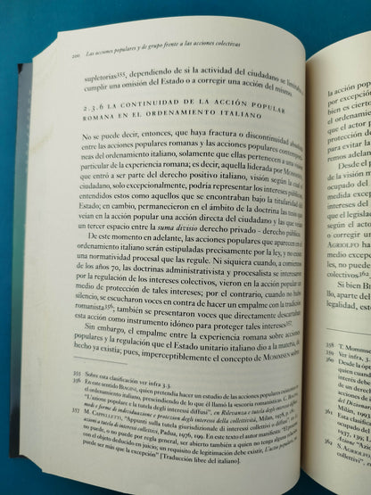 Las acciones populares y de grupo frente a las acciones colectivas