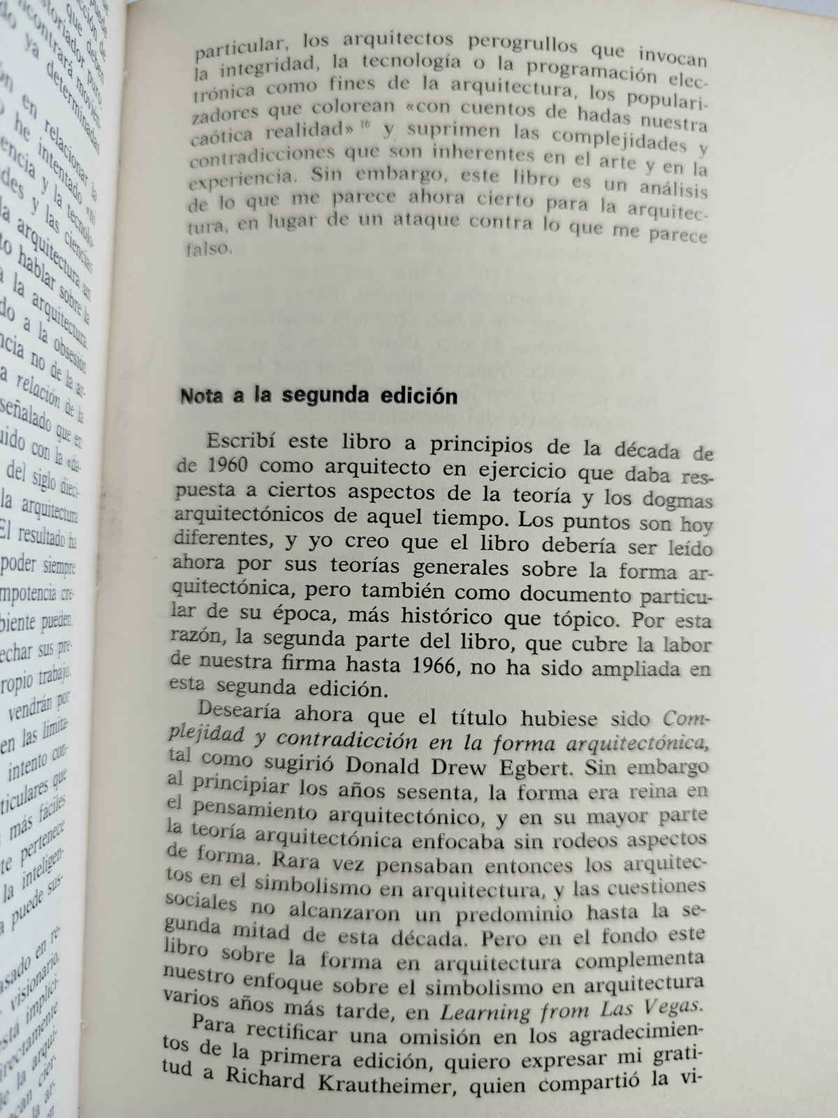 Complejidad y contradicción en la arquitectura by robert venturi