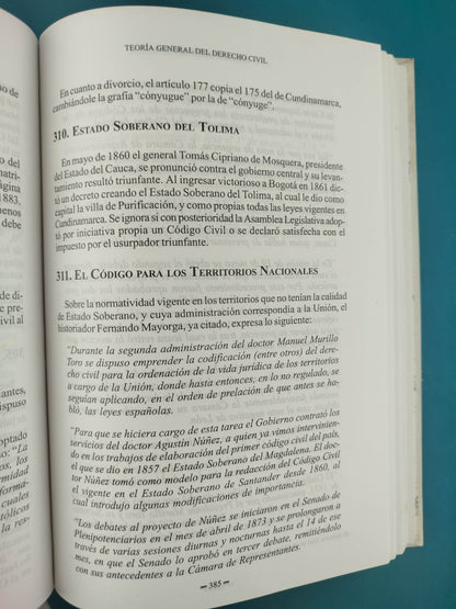 Teoria General del Derecho Civil tomo I