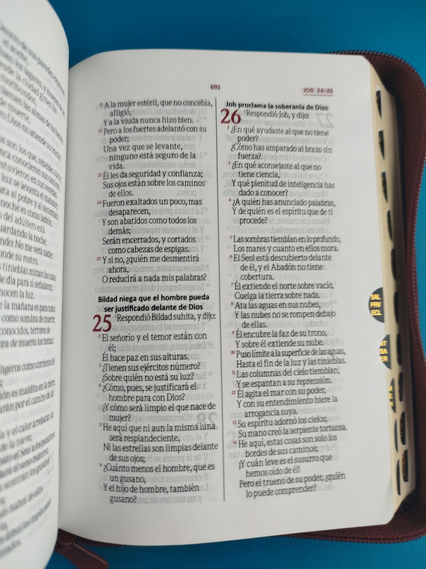 Biblia rvr 025 Vinotinto con índice