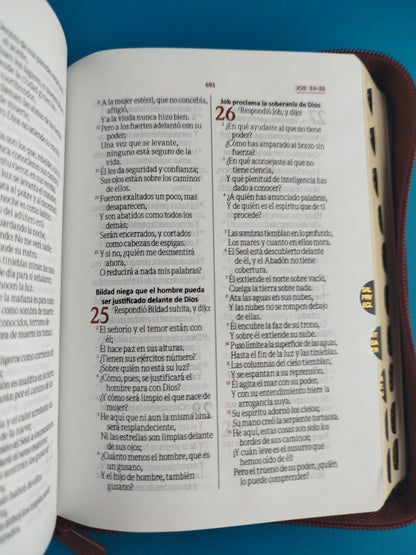 Biblia rvr 025 Vinotinto con índice