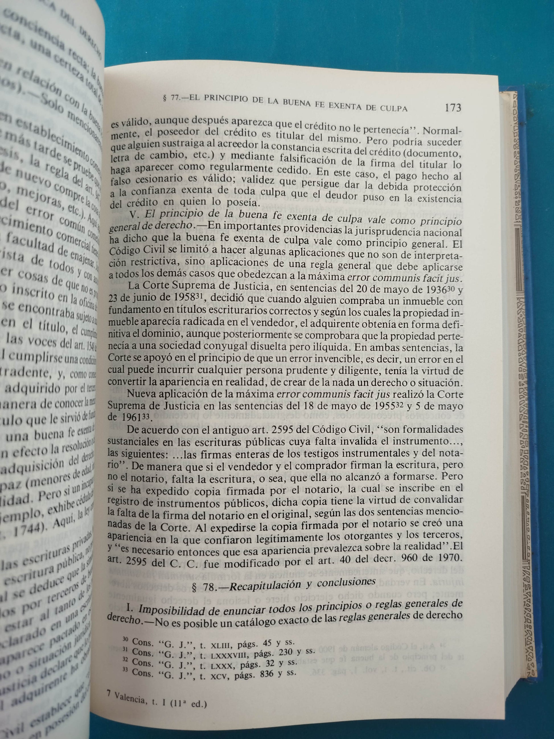 Derecho civil tomo I parte general y personas undécima edición by Arturo Valencia Zea