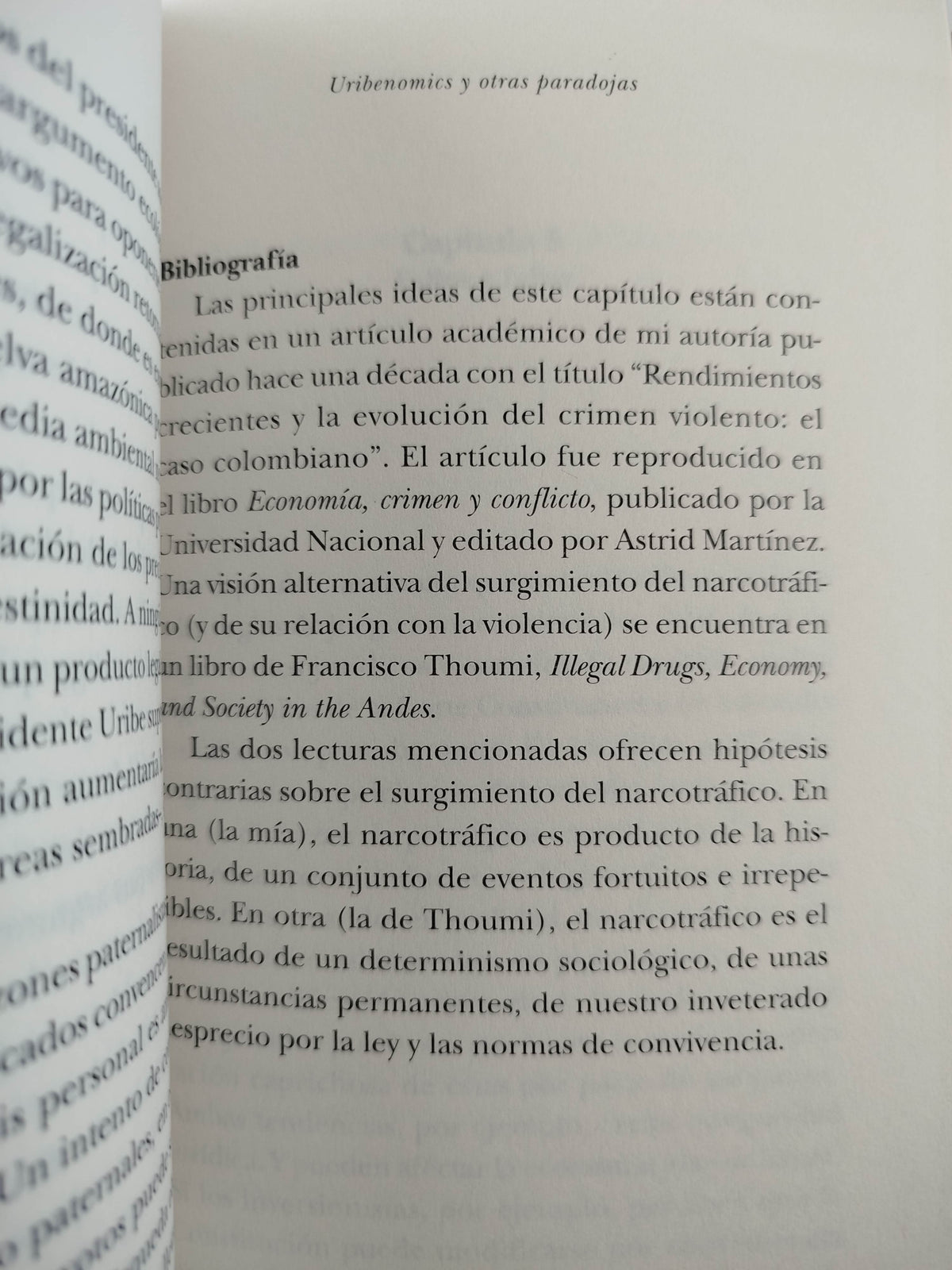 Uribenomics Y Otras Paradojas by Alejandro Gaviria