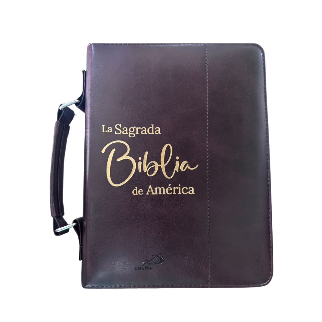 sagrada biblia de américa colección estuche miel by varios