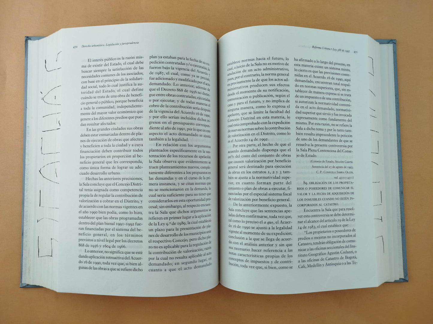 Derecho urbanístico legislación y jurisprudencia
