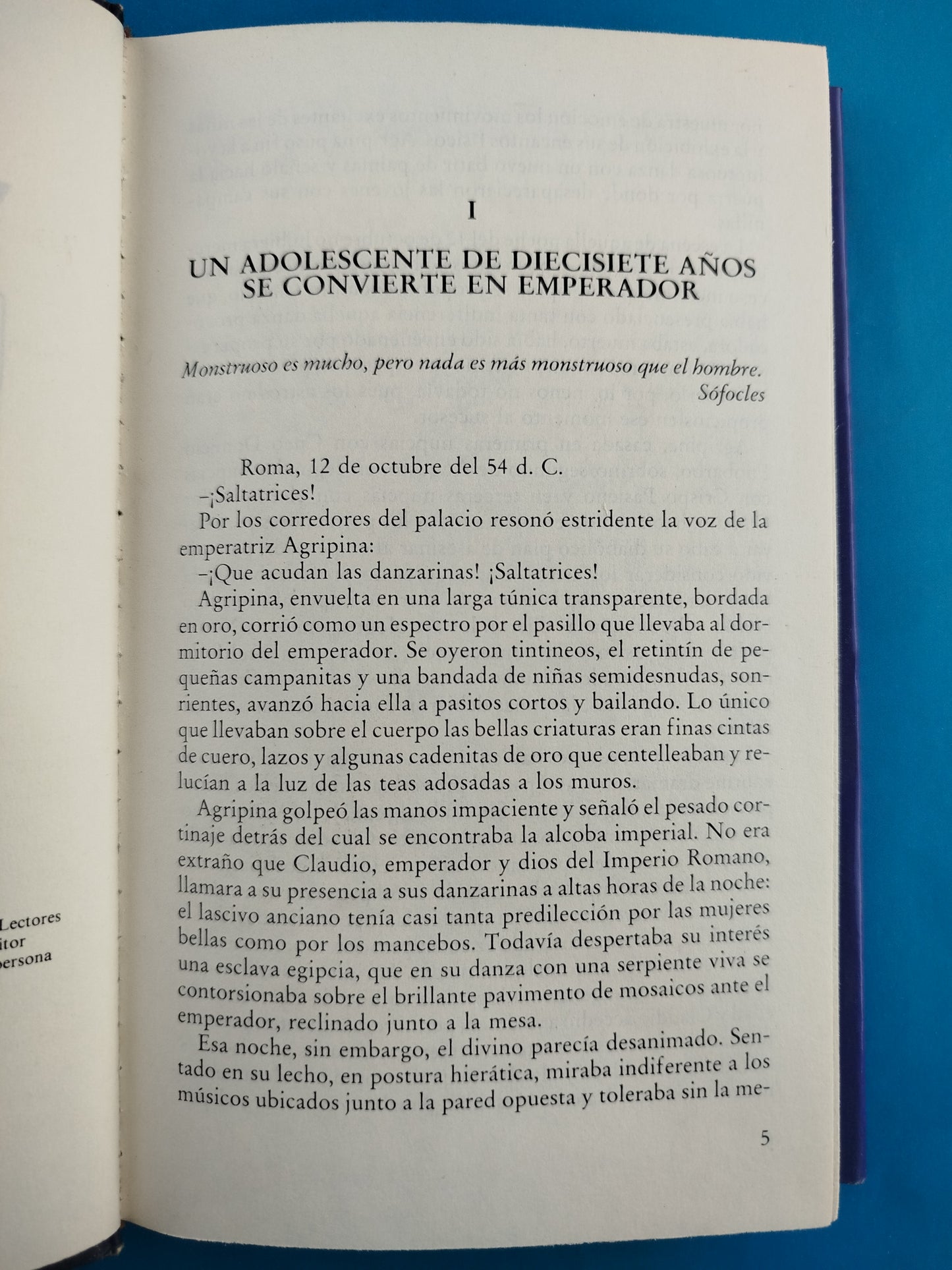 Neron Emperador y Dios, Artista y Loco