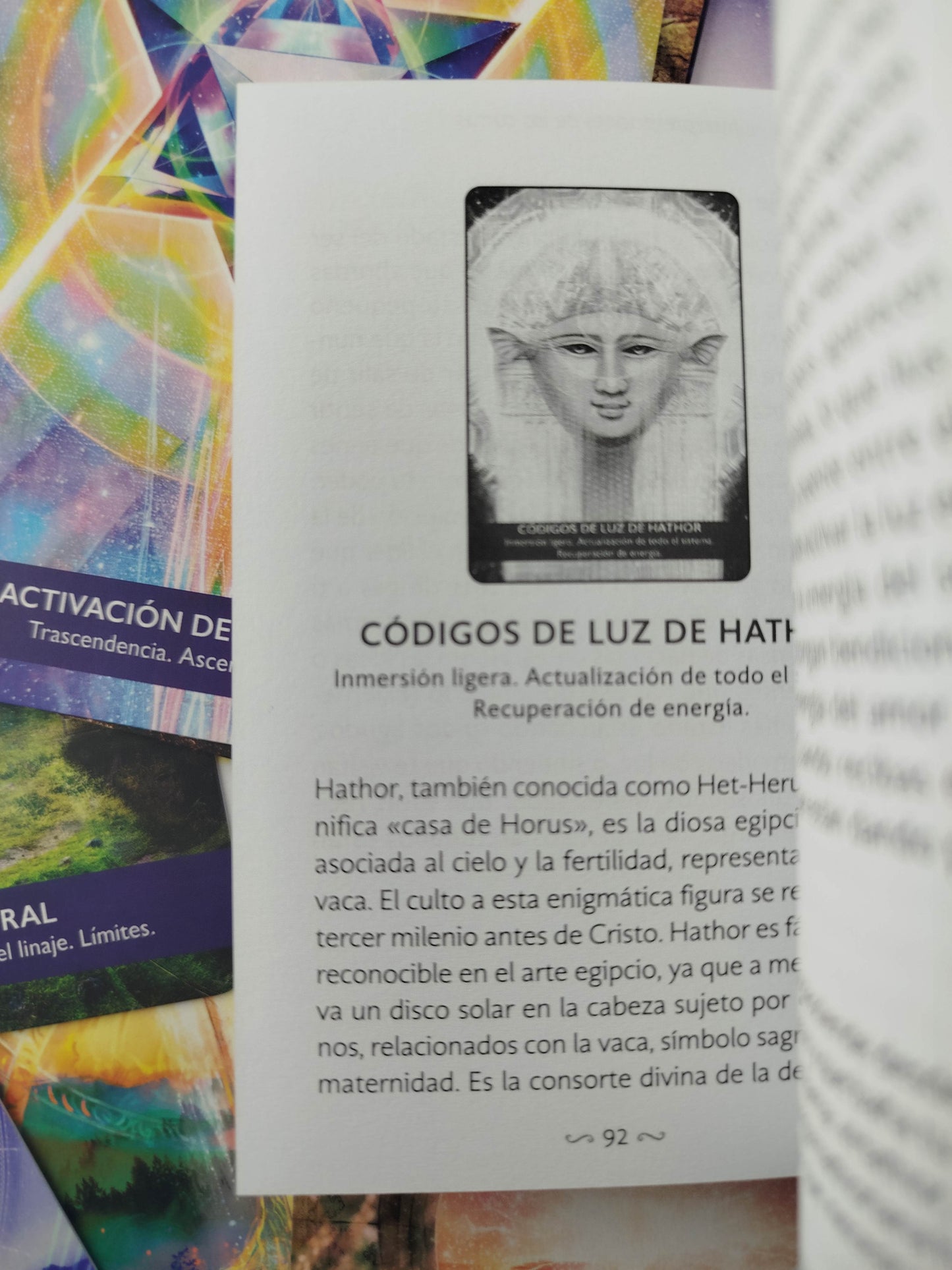 Portal de luz Oráculo de activación 44 cartas y libro guía