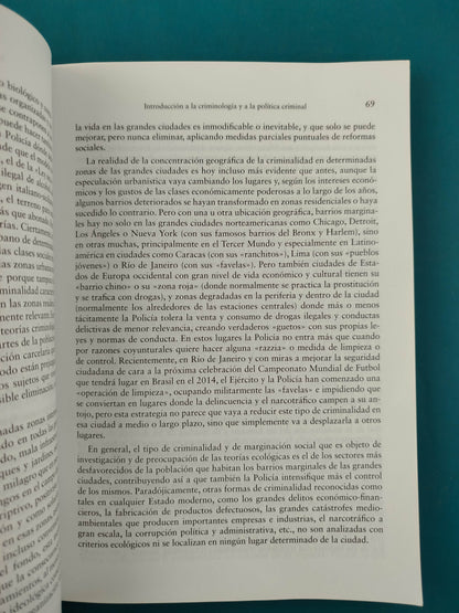Introducción a la Criminología y a la Política Criminal
