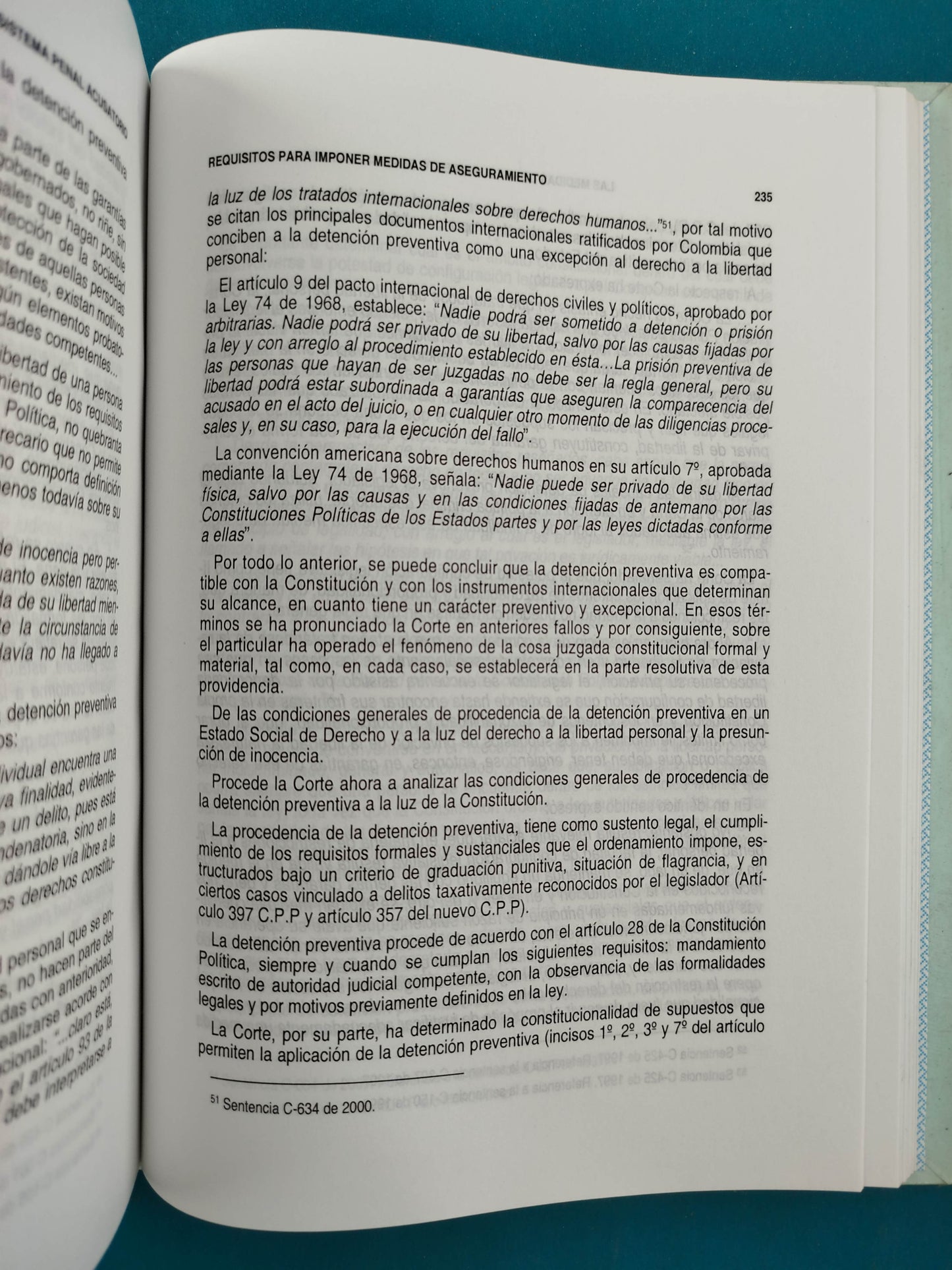 Las medidas de aseguramiento en el sistema en el sistema penal acusatorio
