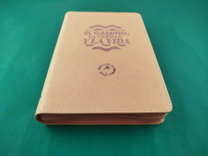 Biblia Tla Letra Grande El Camino rosado Cierre by Lenguaje actual