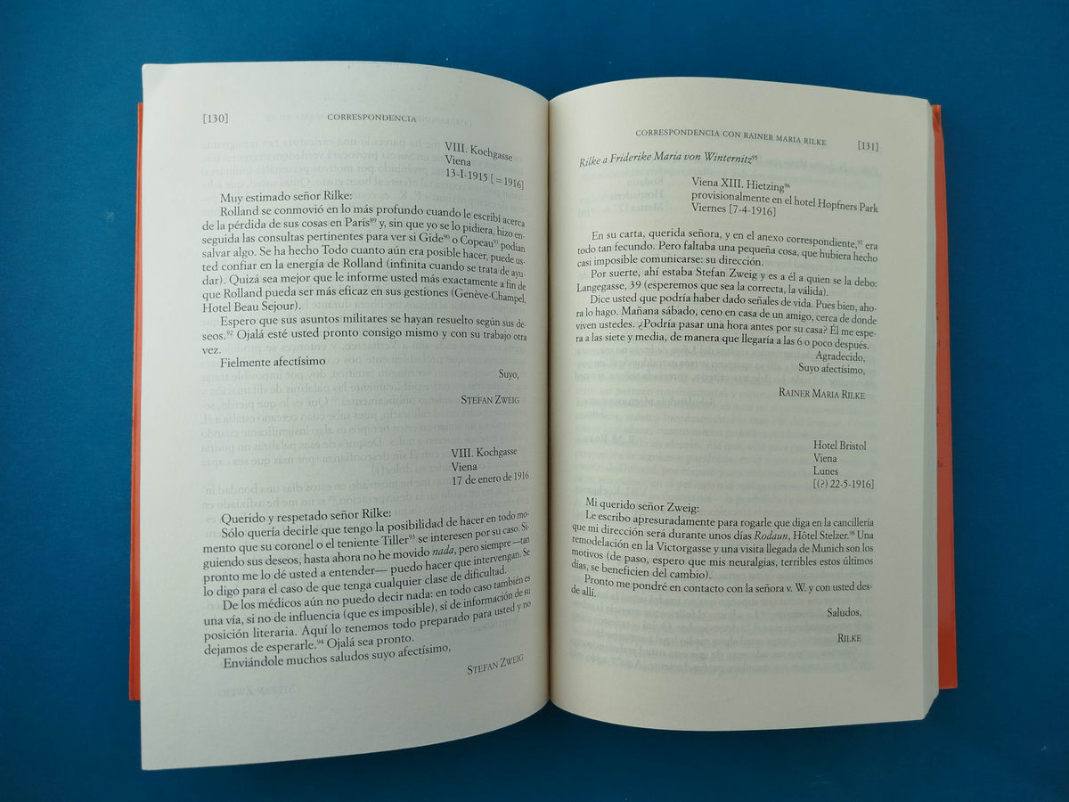 Correspondencia Con Sigmund Freud, Rainer Maria Rilke y Arthur Schnitzler: 1 by Stefan Zweig