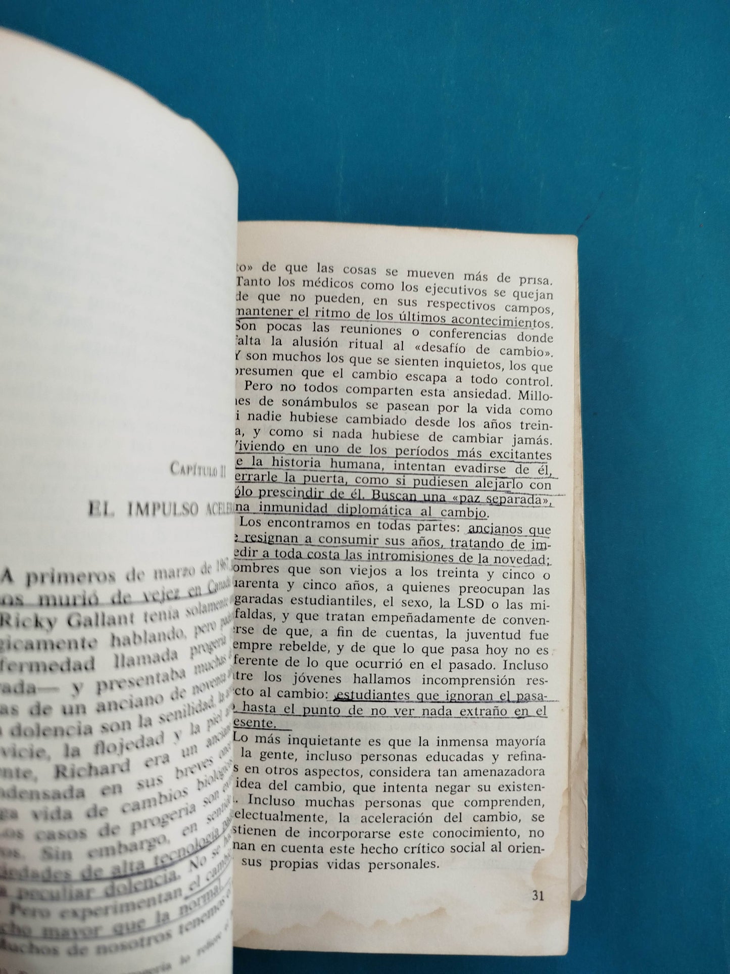El "shock" del futuro by Alvin Toffler