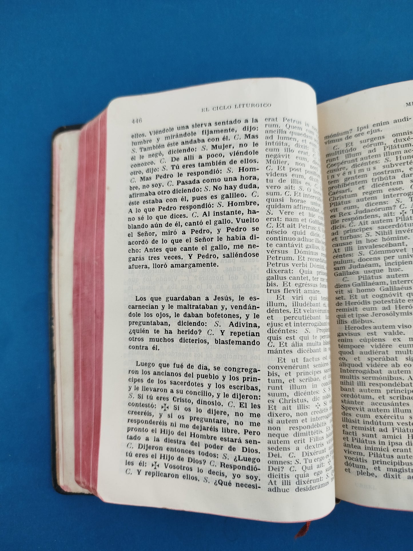 Misal diario año cristiano devocionario latino español