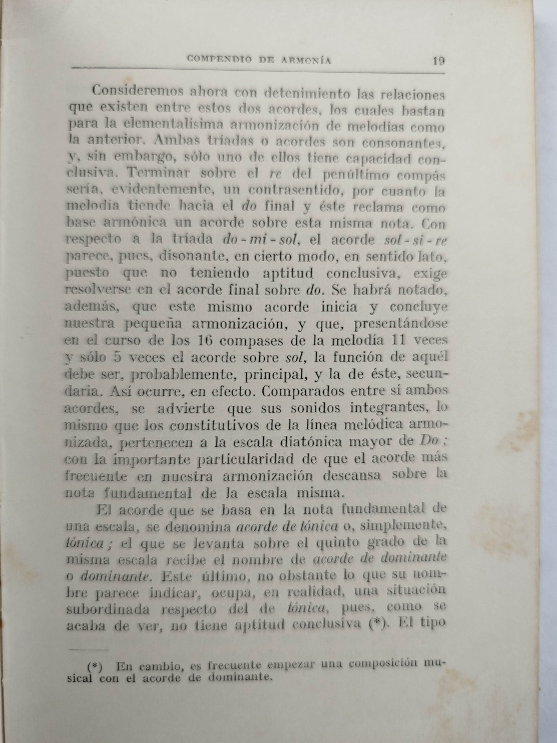 Compendio De Armonía by Scholz, Hans