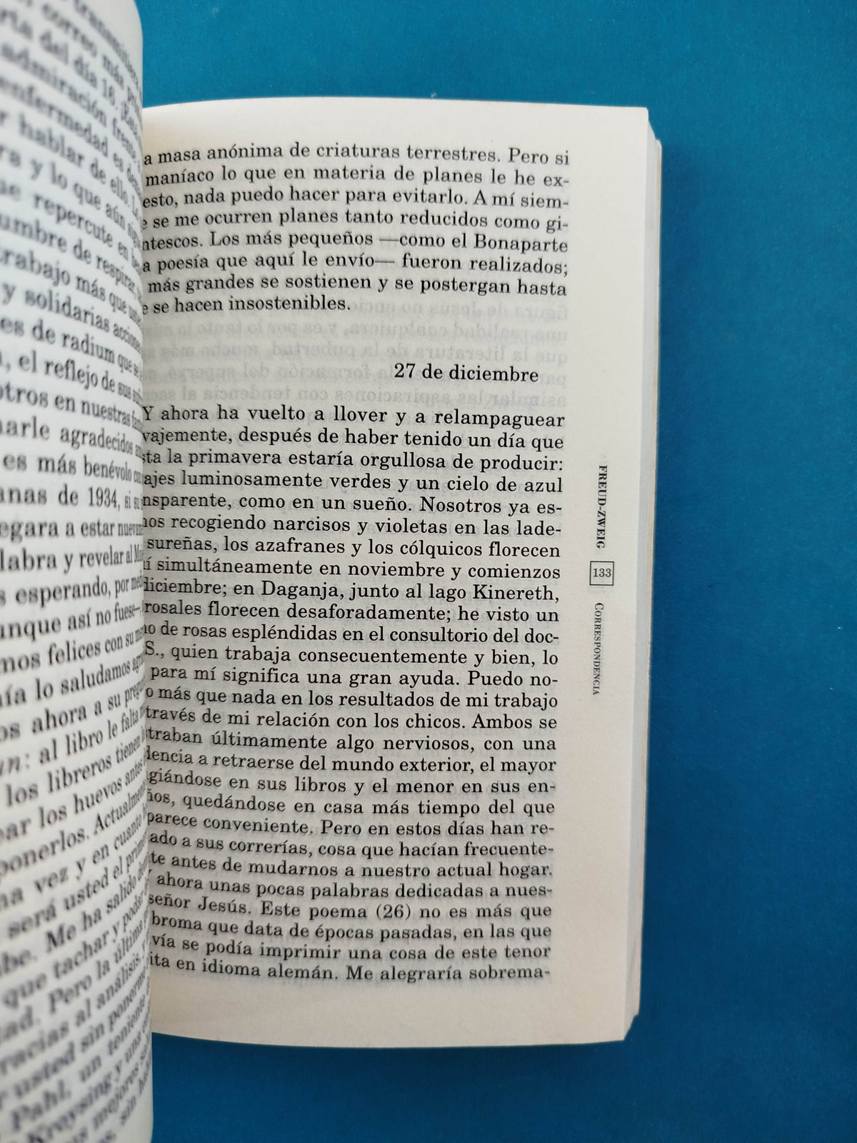 Correspondencia (1927-1939) by Sigmund Freud-Arnold Zweig
