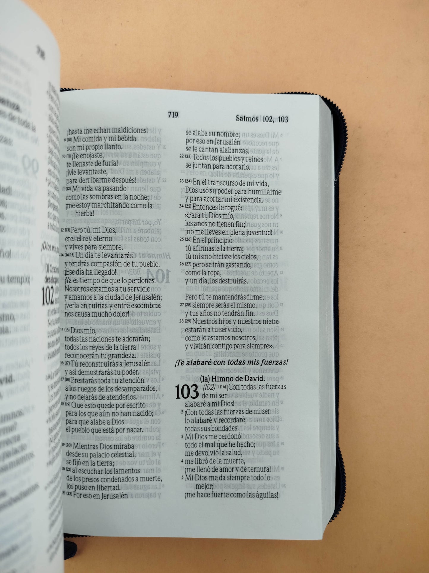 Biblia tla azul oscuro con cierre by Traducción en Lenguaje Actual