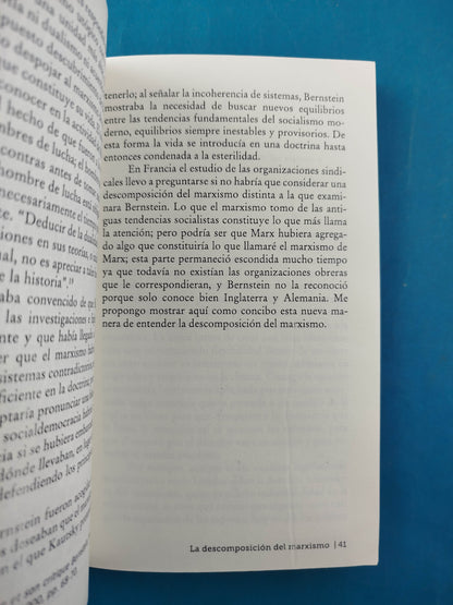 La Descomposición del Marxismo