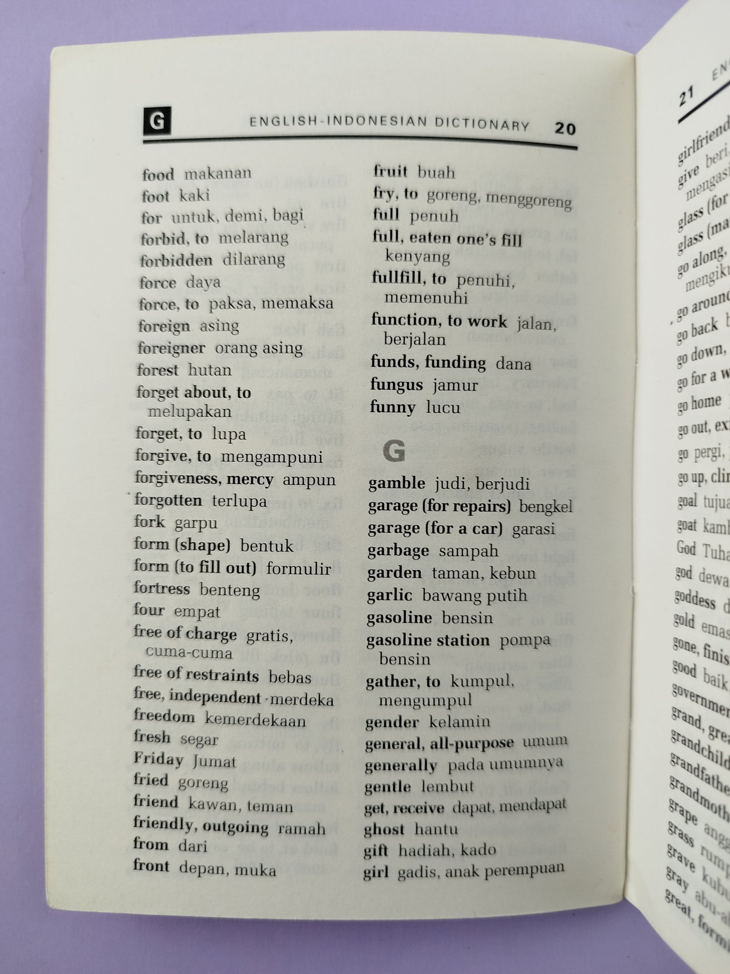 Pocket dictionary english-indonesian - indonesian-english