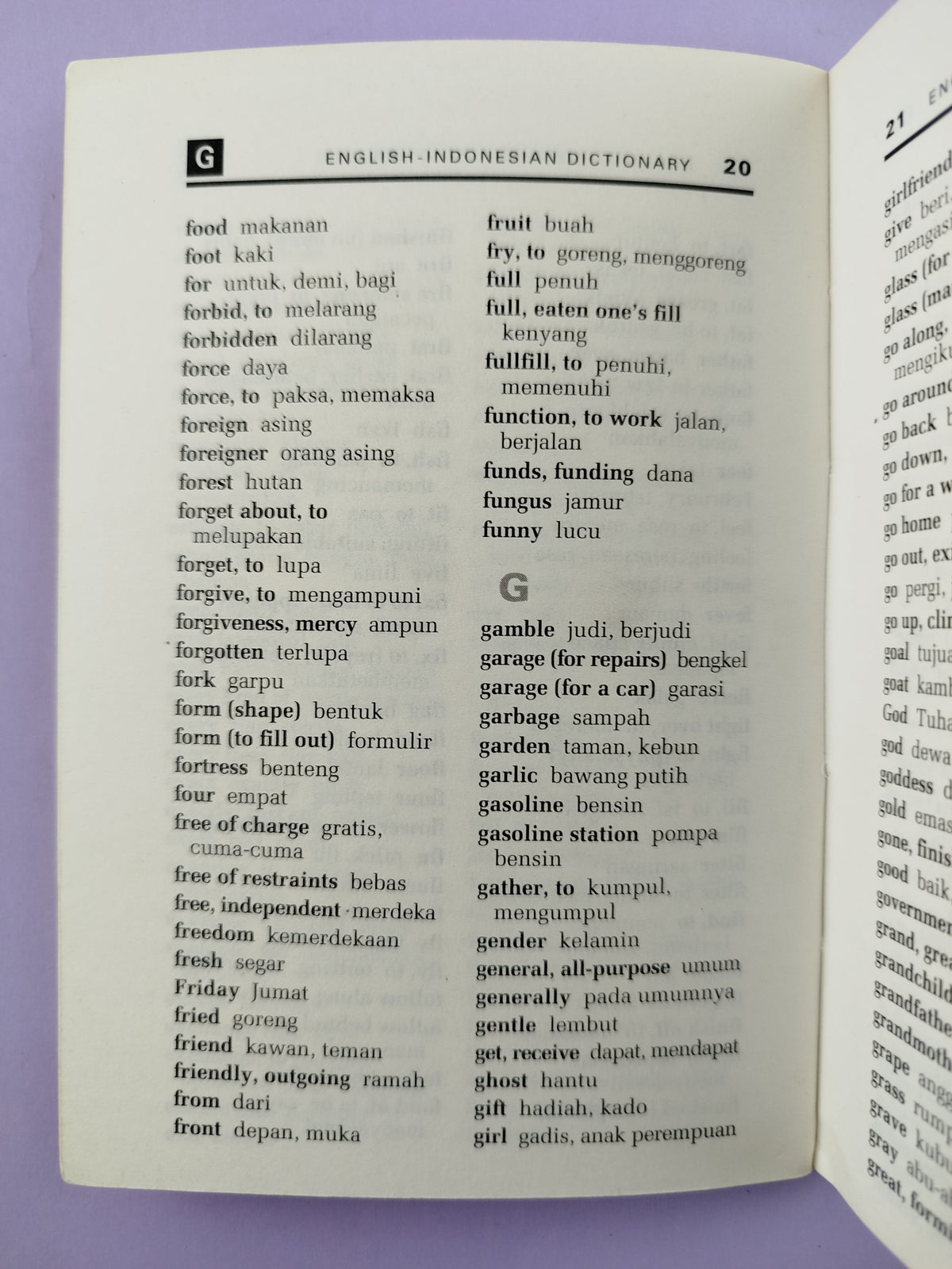 Pocket dictionary english-indonesian - indonesian-english by Periplus