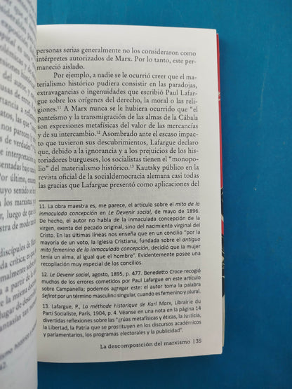 La Descomposición del Marxismo