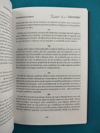 Sueños de un libertador tomo I y III