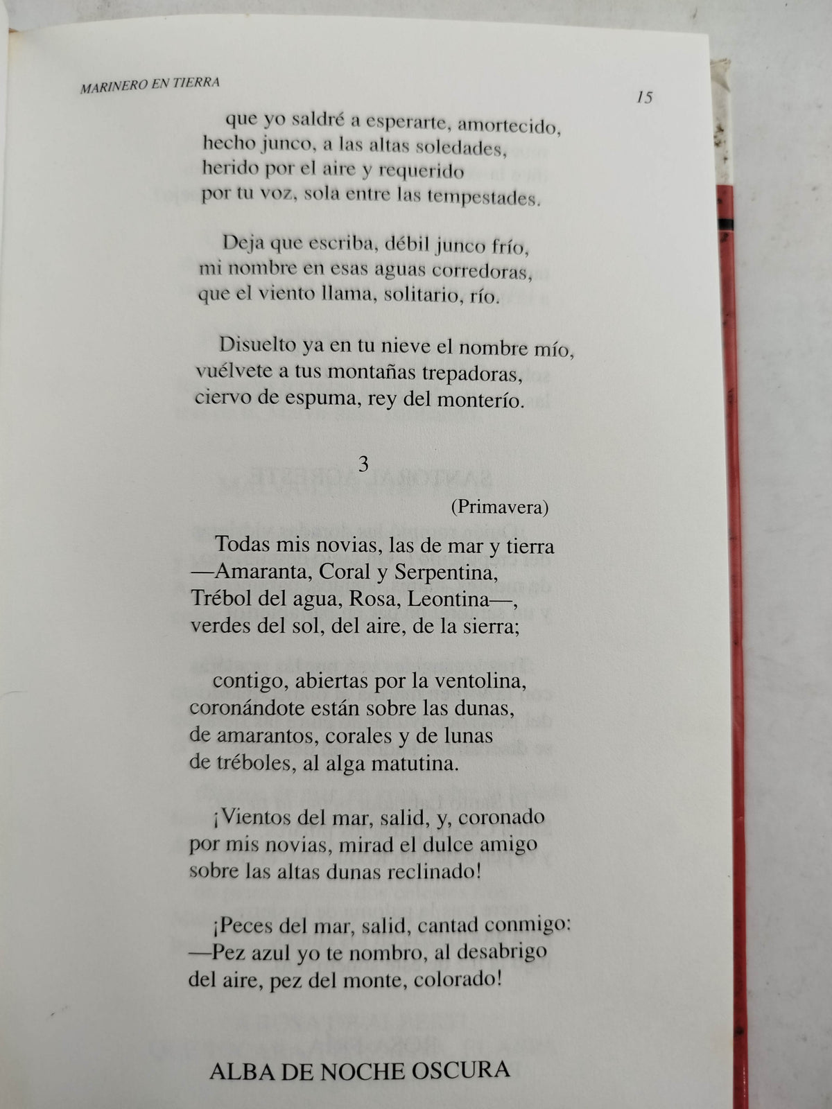 Marinero en tierra la amante el alba del alhelí by Rafael Alberti