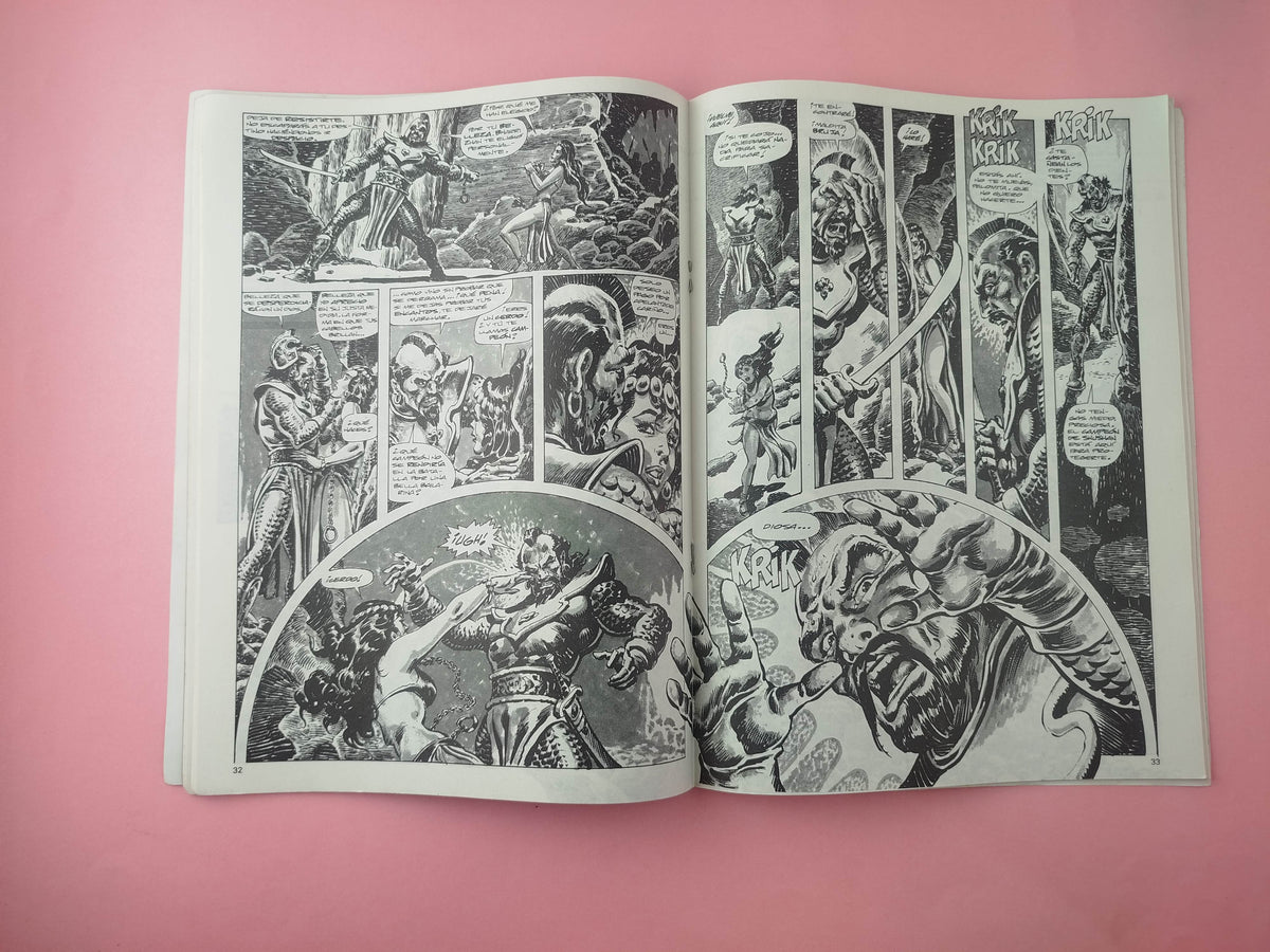 La espada salvaje de Conan #120 by Roy Thomas, John Buscema, Alfredo Alcalá y Tony de Zúñiga
