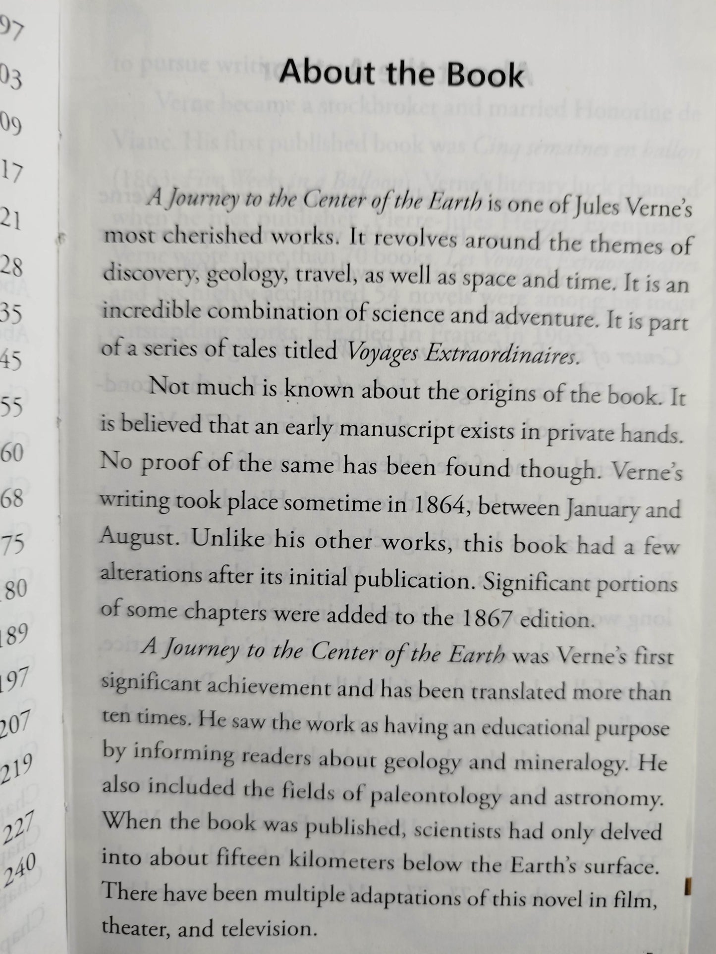 A journey to the center of the earth by Jules Verne