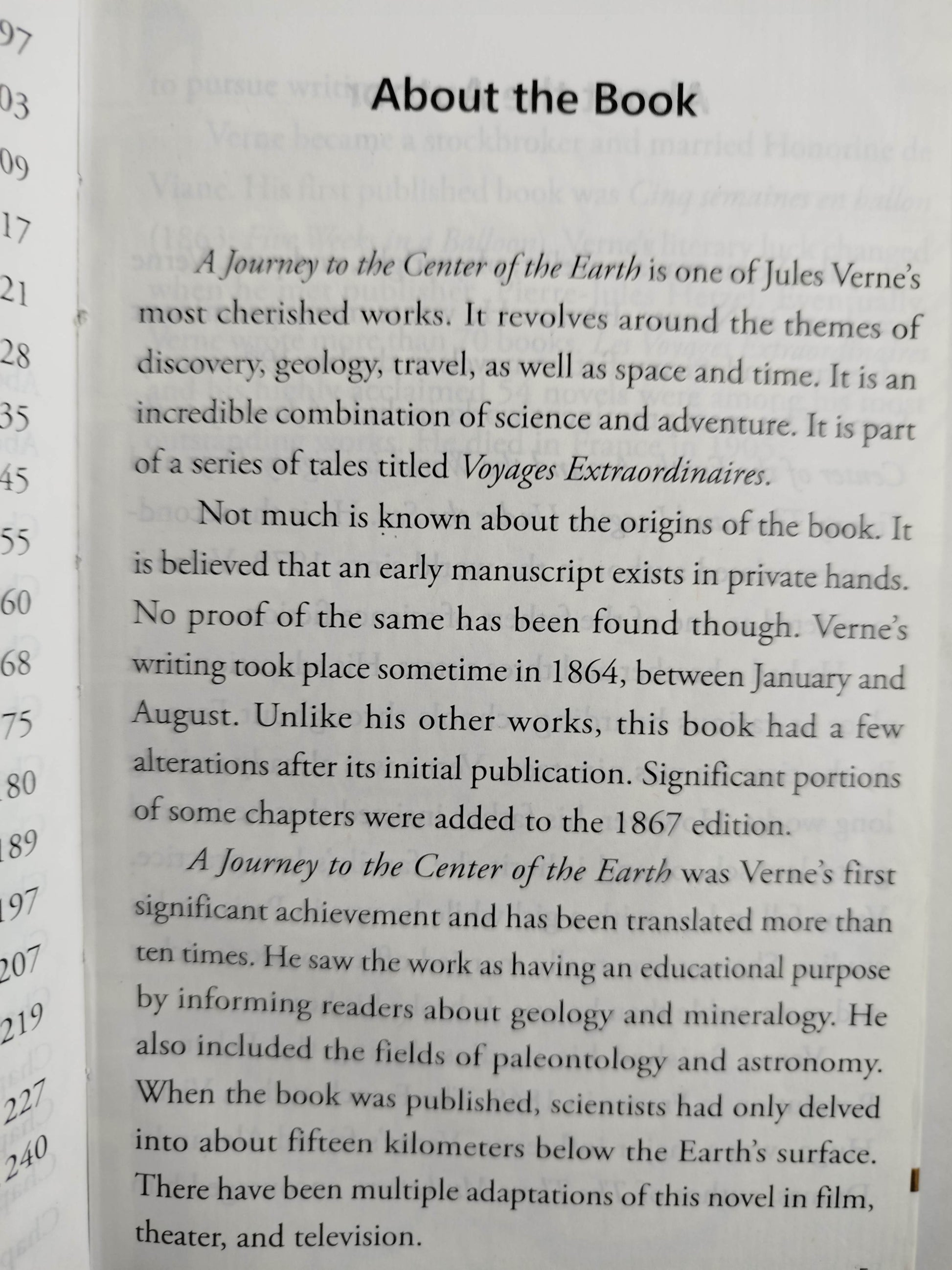 A journey to the center of the earth by Jules Verne