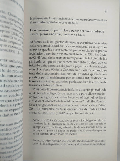 La subsistencia del perjuicio a partir de la aplicación de la compensatio lucri cum damno y de la reparación integral by Ángela María Murcia Ramos