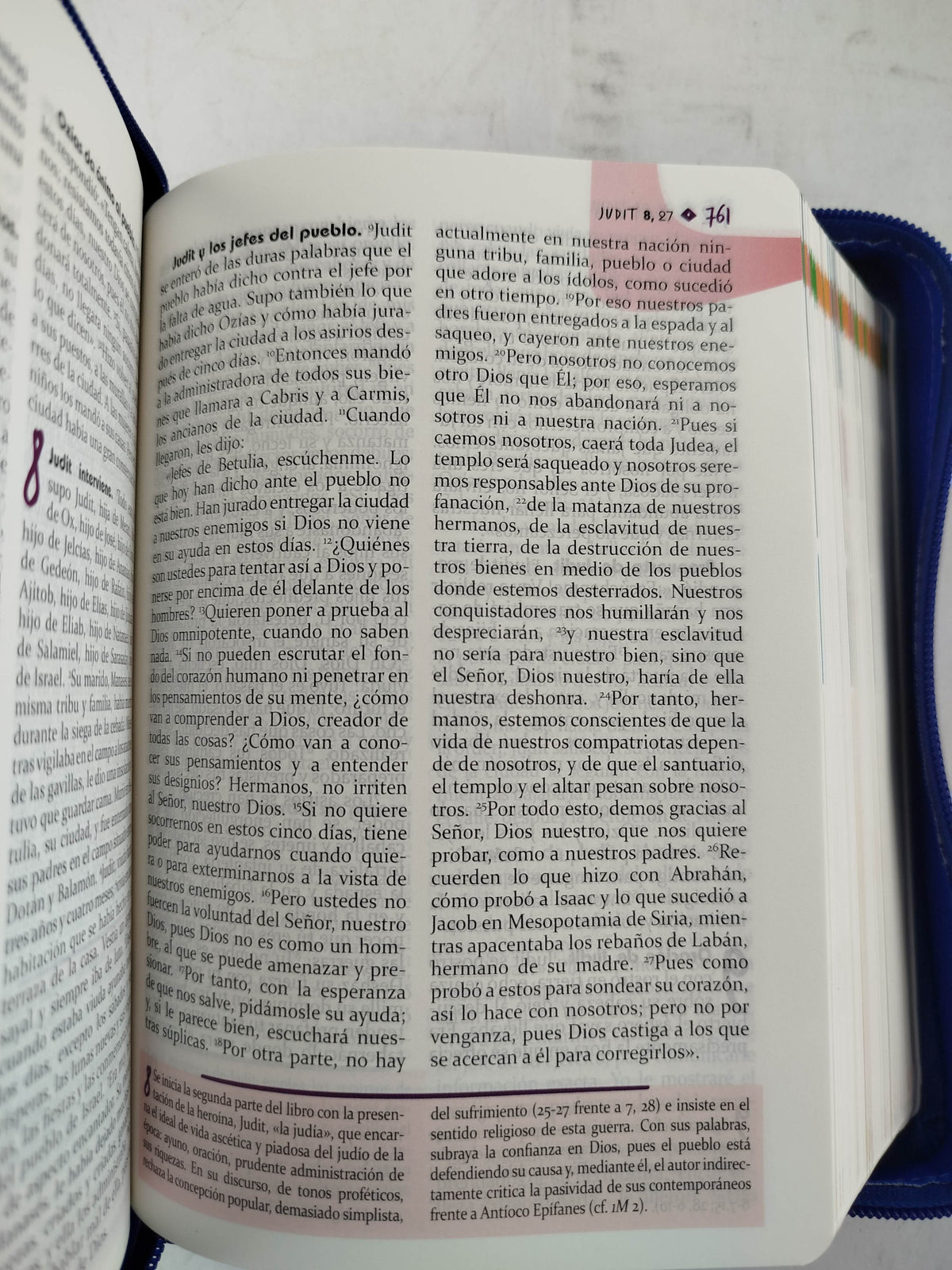 La biblia didáctica para jóvenes con forro azul by Varios