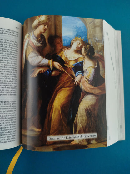Nuestra sagrada biblia clásica bolsillo blanca tapa dura