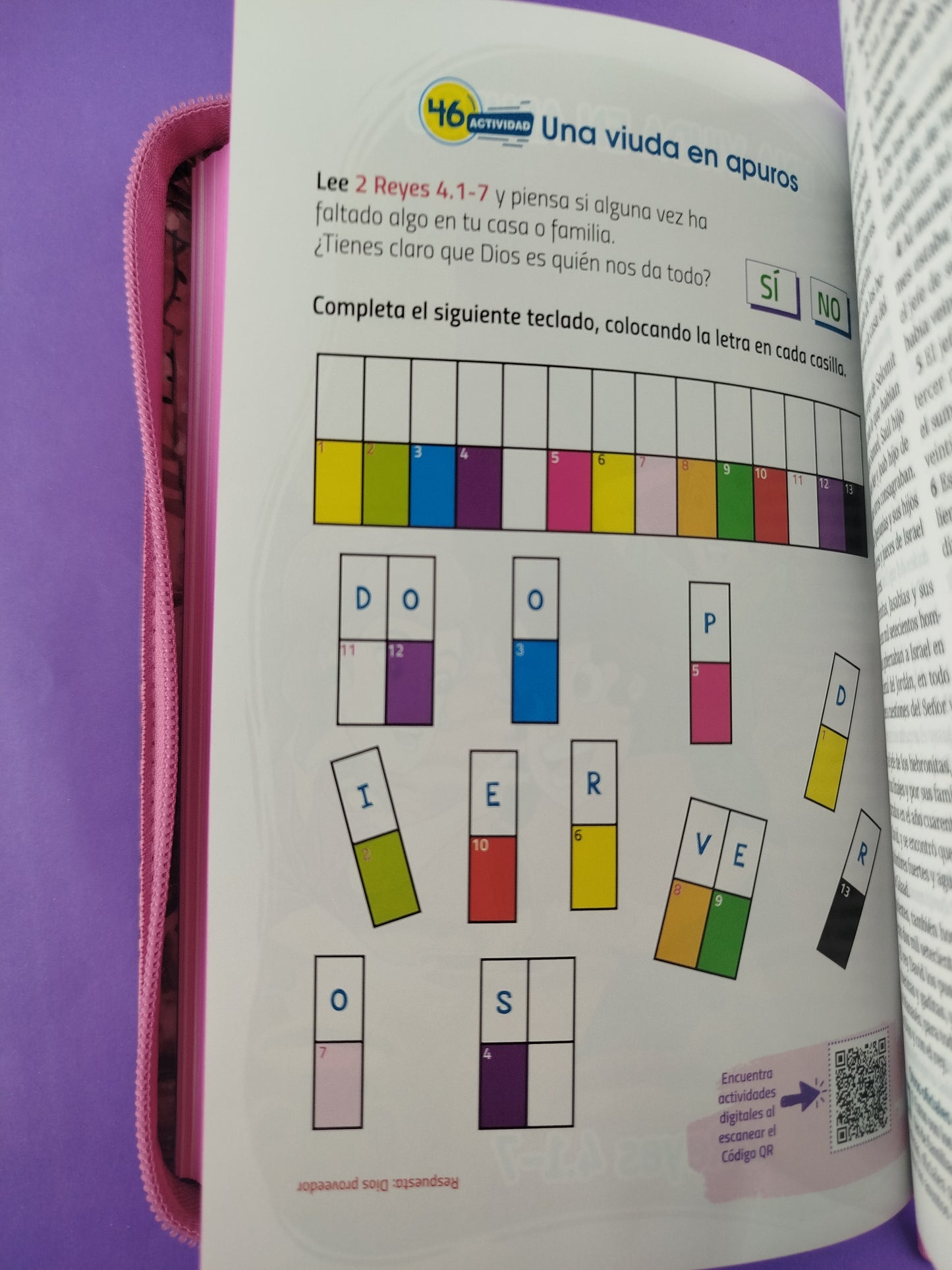 Biblia valientes con Jesús rvr letra grande fucsia