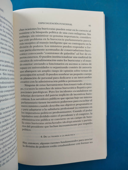 La nueva división de poderes