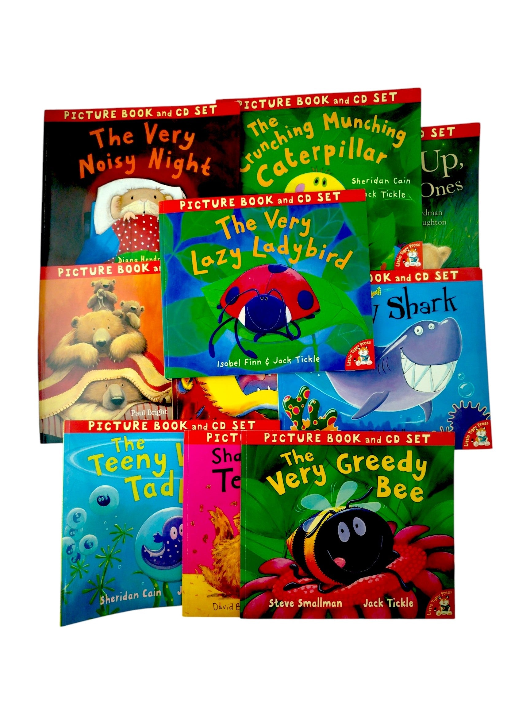 Little Tiger Press UK Picture Book And CD Set Lot Of 10 Books With CDs Paperback by Varios